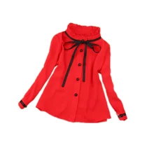 Детская одежда шифоновая блузка для больших девочек школьная рубашка с длинными рукавами для девочек детские топы, черные Лоскутные рубашки для девочек-подростков