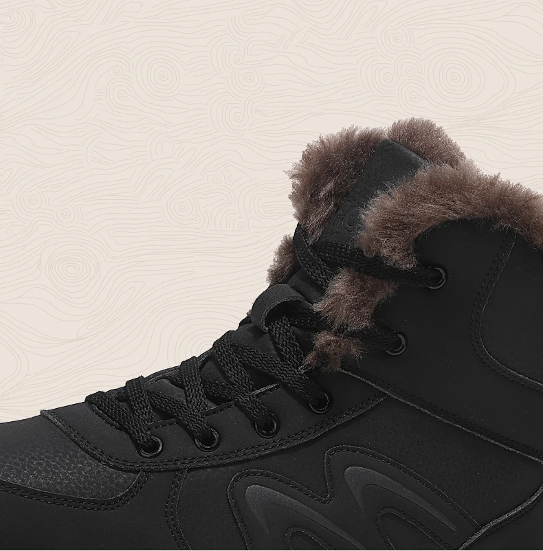 YRRFUOT Зимние новые теплые походные ботинки для взрослых брендовые уличные высококачественные мужские походные ботинки Роскошные водонепроницаемые мужские прогулочные ботинки