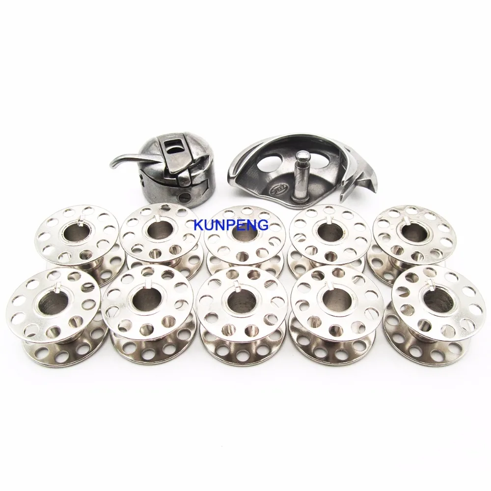 Hook2515 & BOBBIN CASE15277 & BOBBINS 2518 10PCS fit for SINGER
