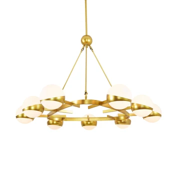 

Morden creative 9 head Pendant light E14 3W Toolery glass lampshape LED lamp droplight Living room shop Cafe Bar free EXPRESS