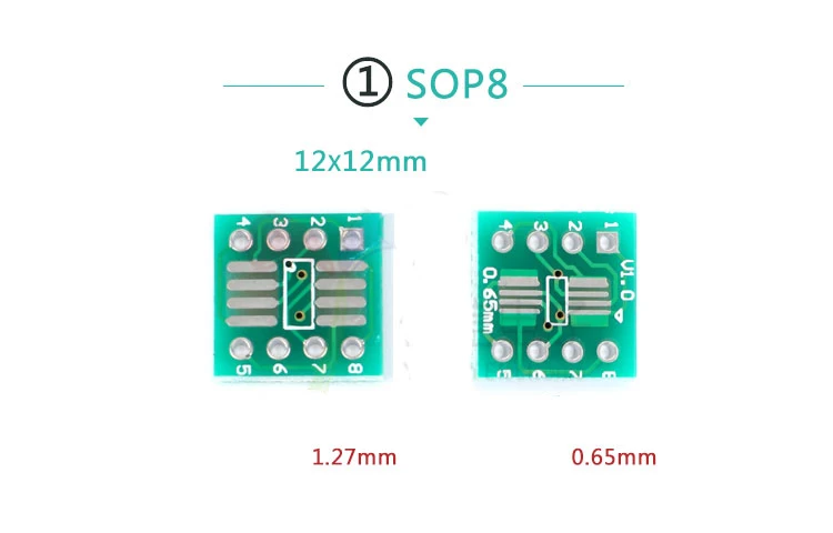 70 шт. Универсальный печатной платы комплект SOP/MSOP/SSOP/TSSOP/SOT23 pcb kit SMT TO DIP плата адаптера 7 Размер* 10 шт