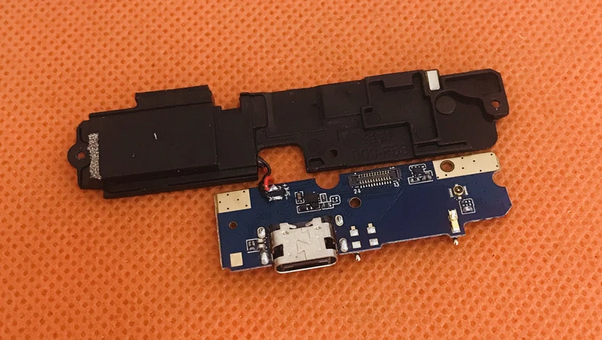 Б/у оригинальная зарядная плата с USB разъемом + Громкий динамик для Bluboo S8 MTK6750T