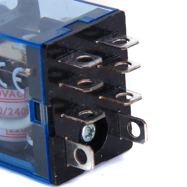 10A 240VAC/ 10A 28V DC Coil DPDT Electromagnetic Power Relay LY2NJ 8 Pins