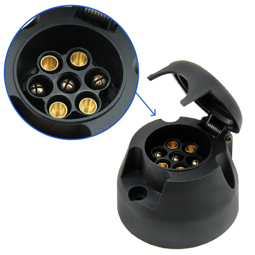 Encell Caravana 7 Pin 12V Socket Car Styling Plastic Electrical Plug
