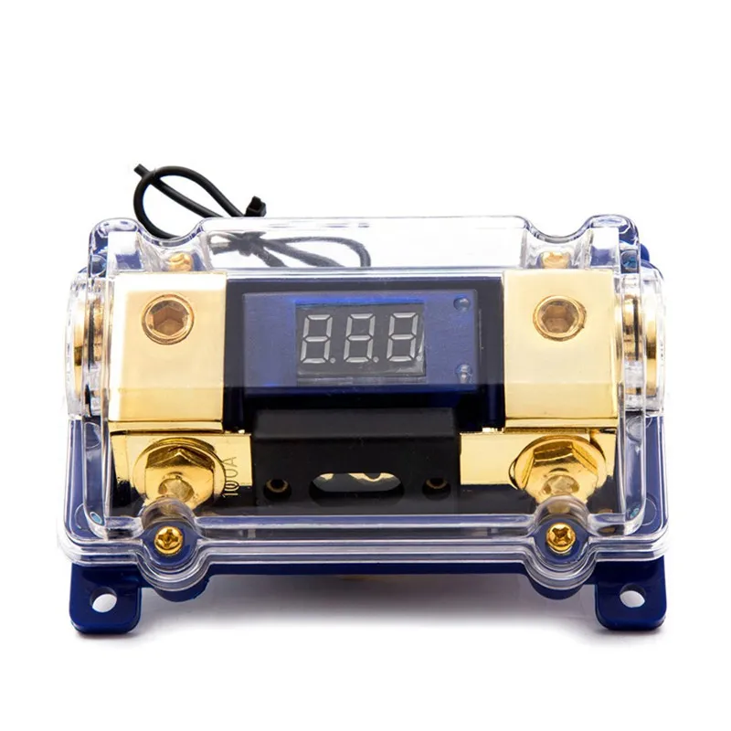 Универсальный 100A 2-Way машинный аудио Мощность держатель предохранителя стерео кабель заземления распределительный блок медиа