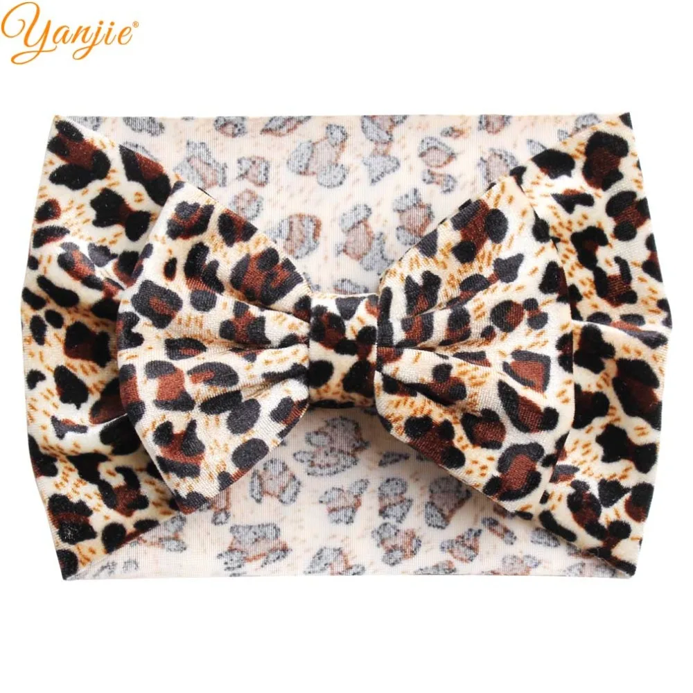 5-Leopard-Velvet-Headband-For-Girls-2019-Winter-Soft-Elastic-Hair-Band-Printed-Hairband-Floppy-Hair