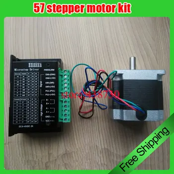 

1SET 57 stepper motor kit / 57HS562804 stepper motor torque 1.2N.M + TB6600 4A microstep driver