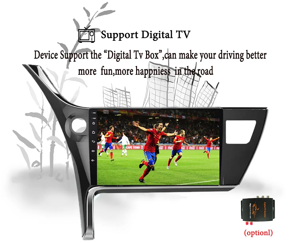 Android 9 0 IPS 1024*600 экран автомобильный dvd для toyota corolla 2016 2017 2018 ПК cd Радио gps плеер
