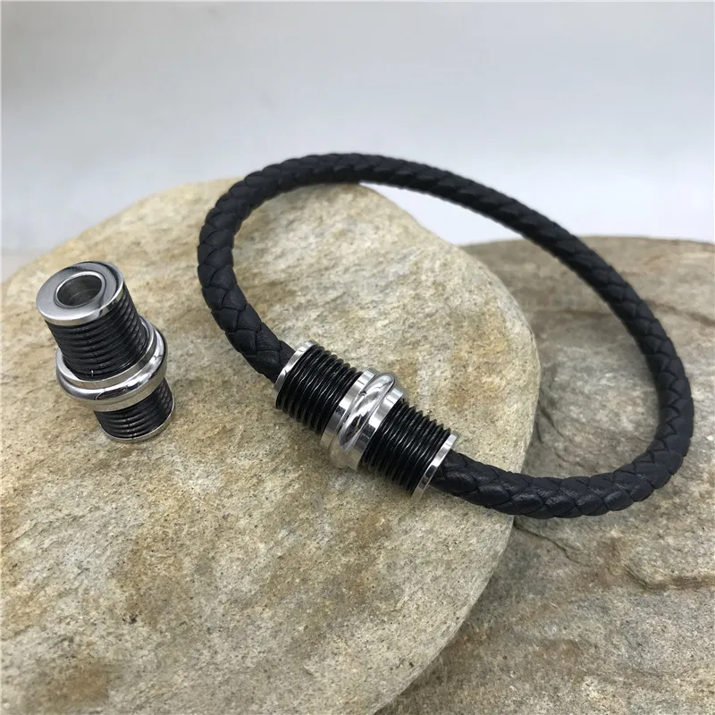 5mm Hole 316l Stainless Steel Black Rotate Screws Clasp Buckle