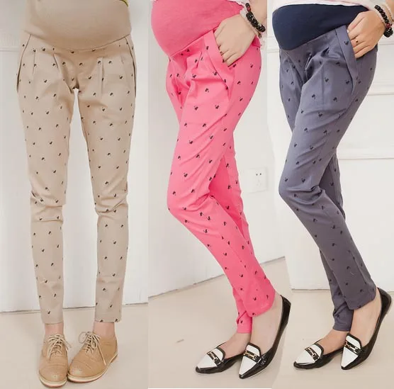 

Maternity Pants trousers plus Size High Waisted Belly Pants For Pregnant Woman Clothes spring Autumn MATERN CLOTHING