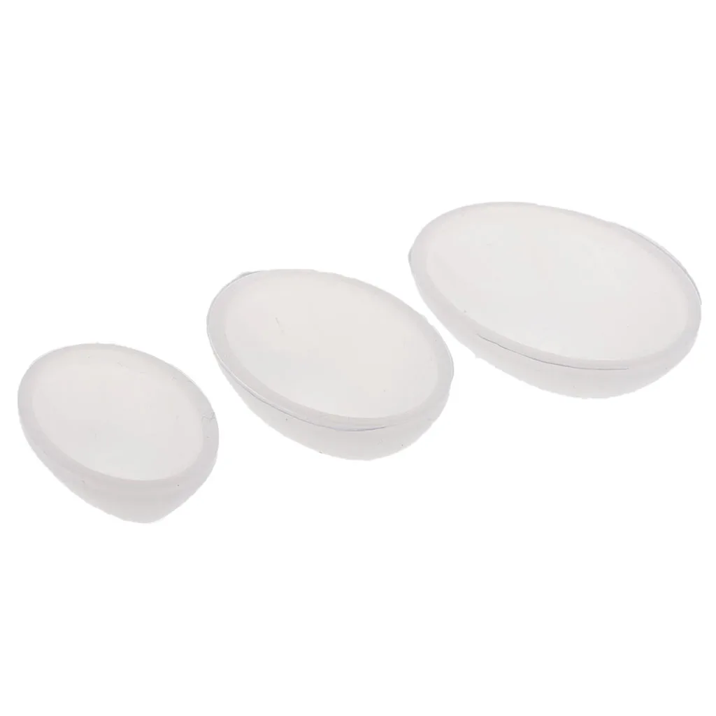 

3 Piece Oval Shape Cabochon Pendant Charms Silicone Epoxy Resin Casting Jewelry Making Mould for DIY Necklace Bracelet Earrings