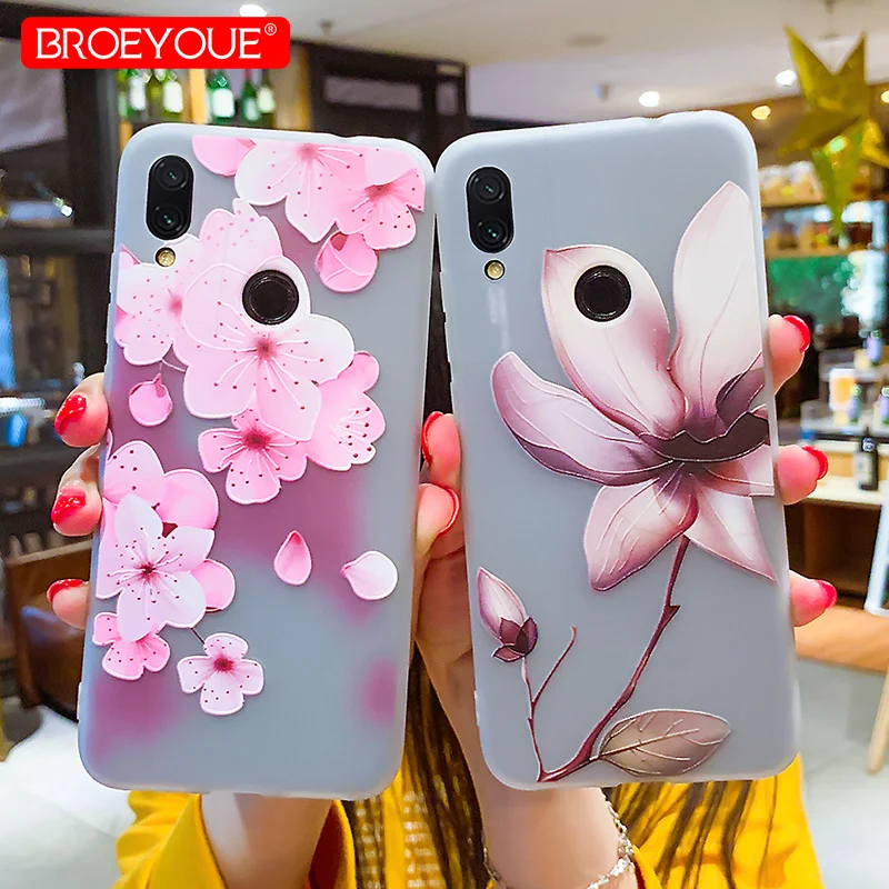 

Flower Phone Cases For Redmi Note 7 Case Redmi Note 6 5 Pro Redmi 4X S2 6 Pro Cover Forested Soft TPU Capas For Xiaomi Mi 8 9 SE