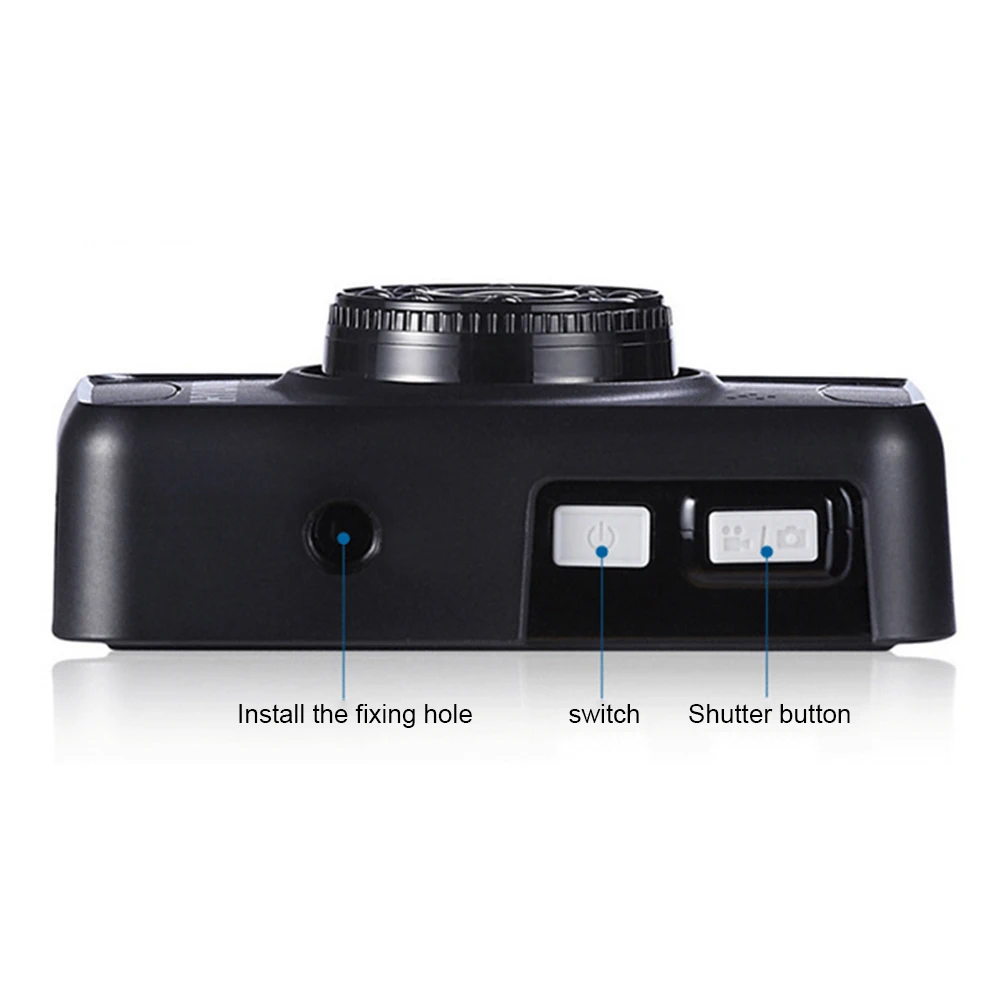 Full HD 1080 P 2 7 дюймов ЖК Экран Дисплей HDMI 120 Градусов Автомобильный dvr