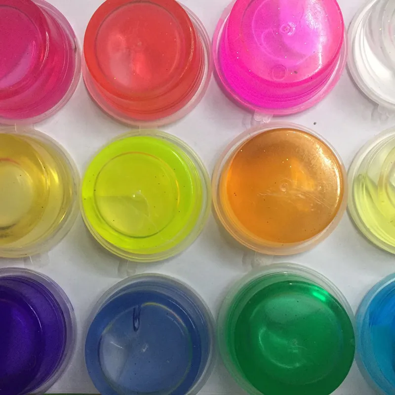 Jogo de Lama de Cristal Brinquedos do Miúdo Brinquedos de Pelúcia para Crianças Cores Argila Lodo Faça Você Mesmo Transparente Magia Plasticina Brinquedo Bolha Geléia Lama 12 14 Brinquedos e hobbies
