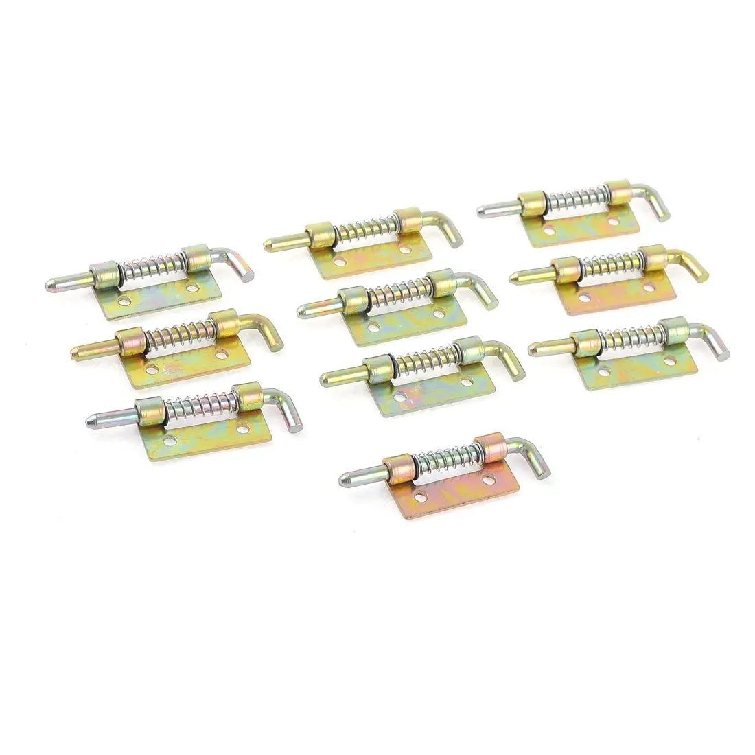 

JFBL Wholesale 10 Pcs Spring Loaded Left Hand Fixed Security Barrel Bolt Latch