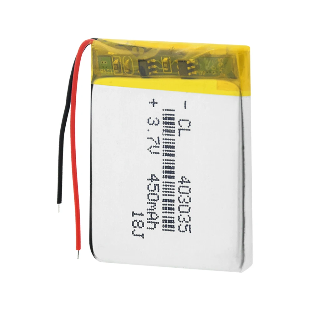 1/2/4 шт. литий-полимерный аккумулятор Li-po 3,7 V 403035 450mAh батарея для gps MP3 MP4 можно крепить любые приспособления: PDA часы BT Динамик 3,7 вольт Перезаряжаемые литий Батарея