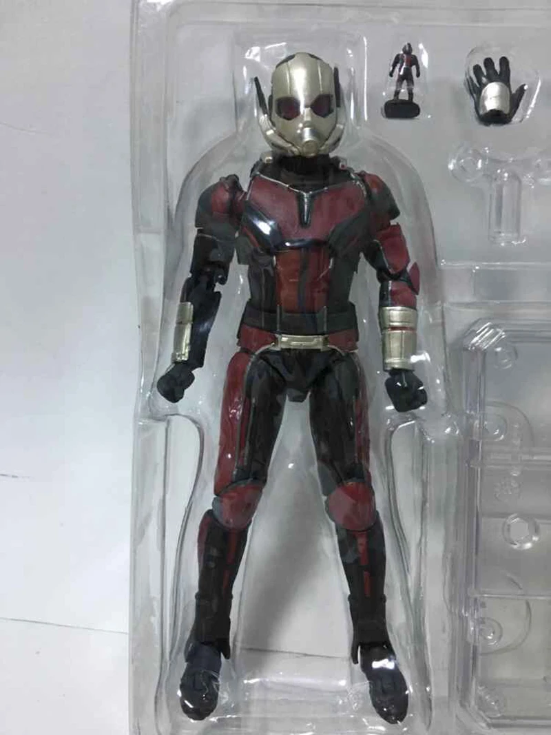 Captain America Civil War Ant Man Black Panther PVC Action Figure Model Doll Birthday Gift For Kids (5)