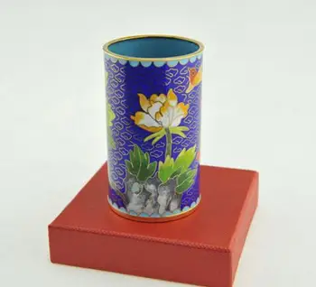 

Cloisonne Decoration Cloisonne Penholder 4 inch pen holder