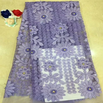 

Tollola French Net Lace Fabric 2019 Latest African Lace Fabric With Embroidery Mesh Tulle Lace Fabric High quality Nigerian Lace