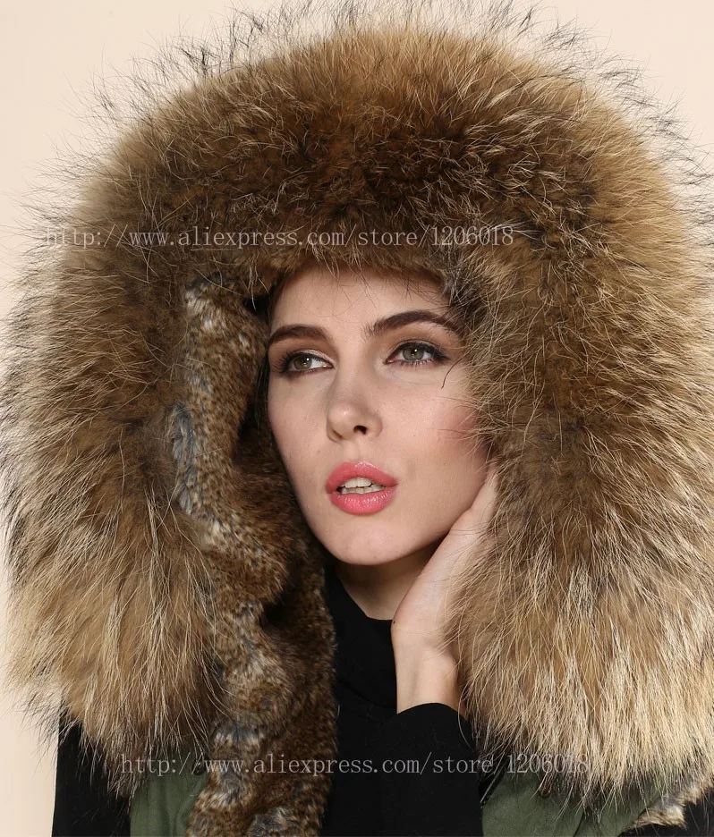 Для женщин зима теплая Природный Мех животных дамы пальто короткая Куртка парка, Искусственный мех кролика Меховой жилет