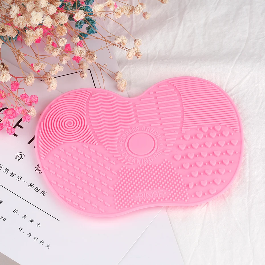 High Quality Silicone Cosmetic Brush Cleaner Gel Makeup Tools' Mat Foundation Makeup Brush Cleaning Pad Scrubber Board (11)