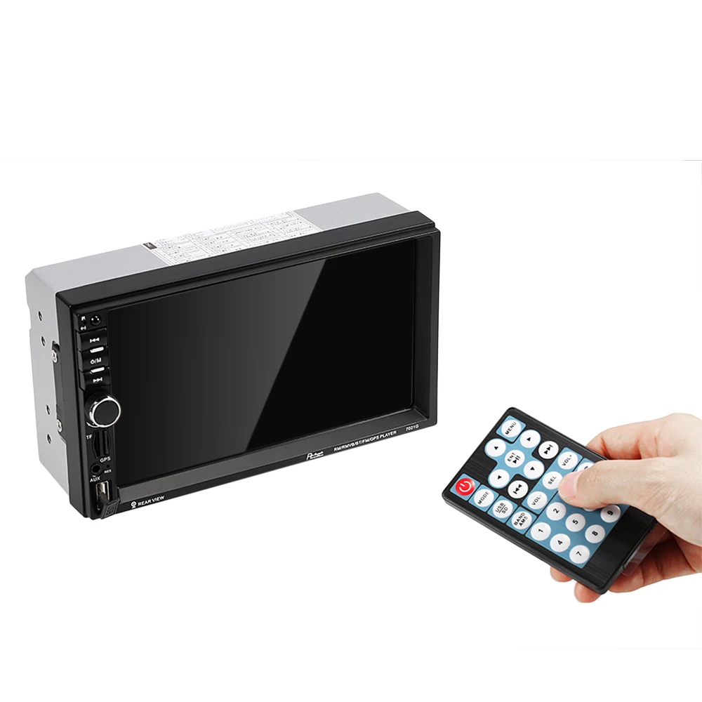 7021G 7 дюймов Автомобильная интеллектуальная система gps Bluetooth FM HD экран 2 Din