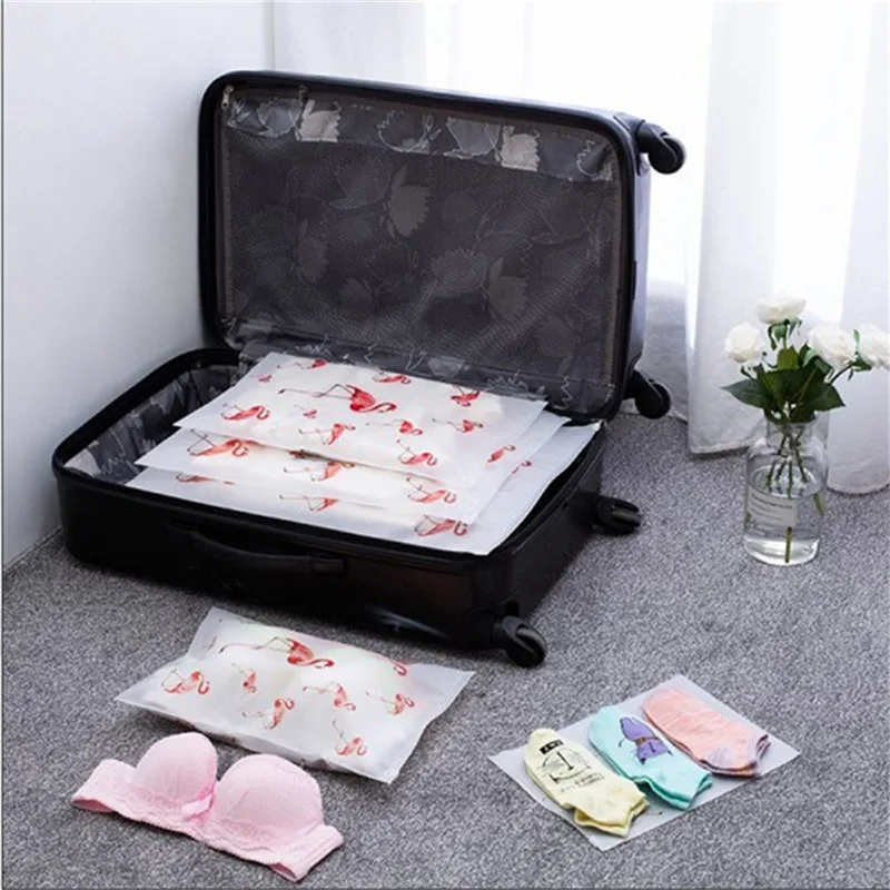 

Transparent Cosmetic Bag Flamingo Travel Makeup Case Women Zipper Make Up Bath Organizer Storage Pouch Toiletry Wash Beauty Box