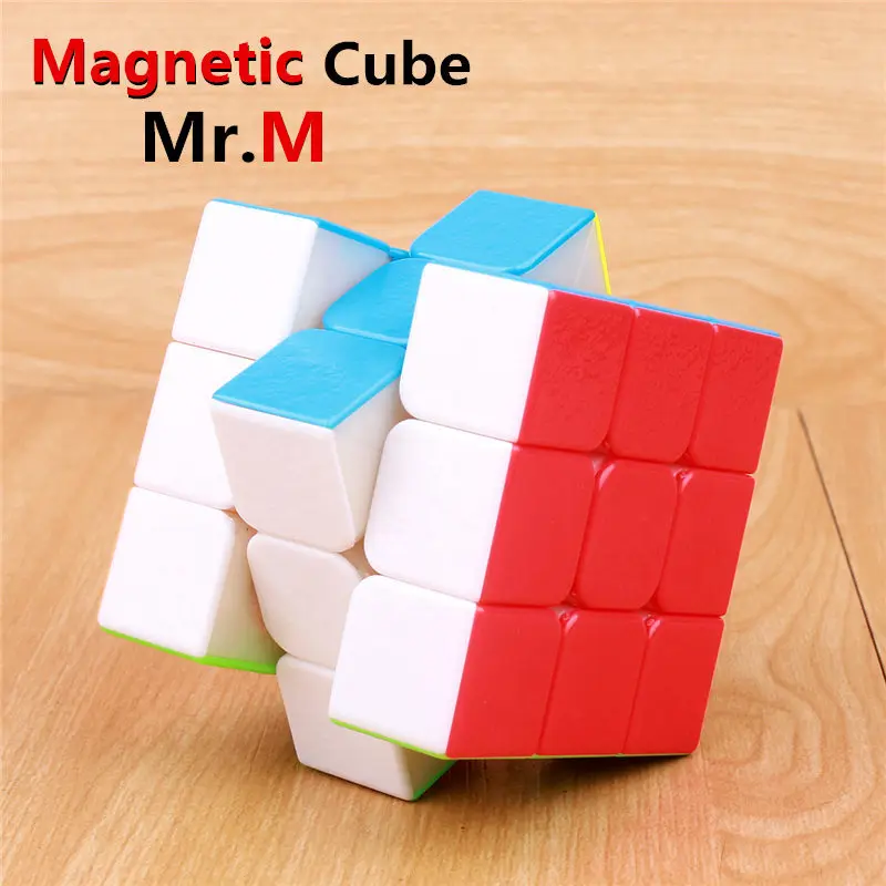 Shengshou Mr M 3x3x3 magnetic magic speed cube stickerless Surface matte professional magnets puzzle educational toy | Игрушки и хобби