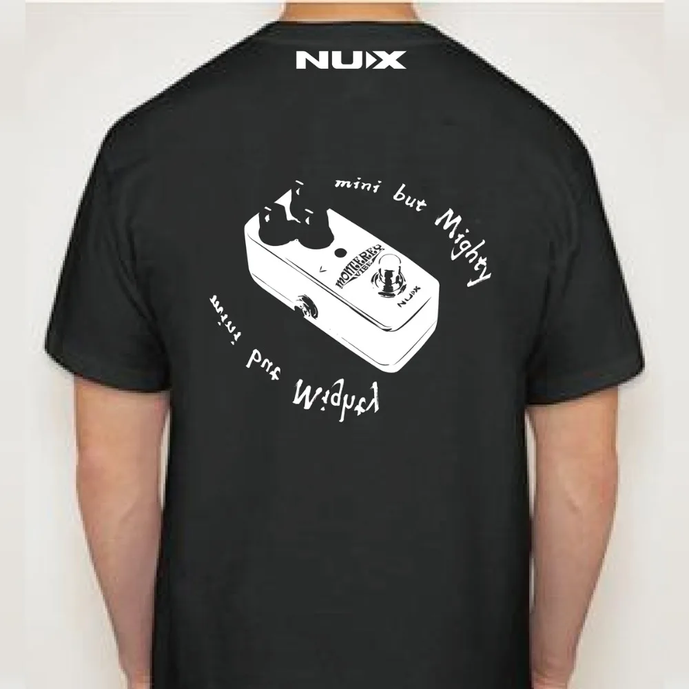 NUX Гитары педаль выполнение футболка для Mini core серии 100% хлопок | Спорт и