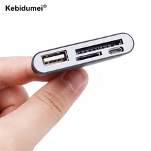 4 в 1 OTG/TF/Micro SD кард-ридер Micro Зарядка через usb кард-ридер для Samsung Galaxy S5 S6 S7 края для Lumia для планшетный ПК с системой андроида