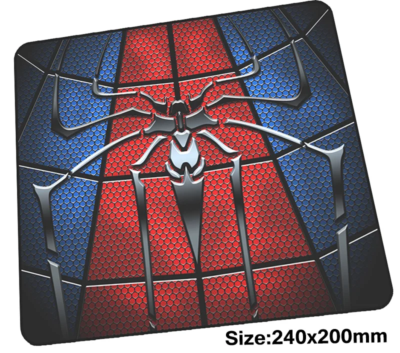 Человек-Паук Коврик для мыши 240x200x3 мм коврики для мыши лучший игровой коврик для мыши геймер Рождественские подарки коврики для мыши с