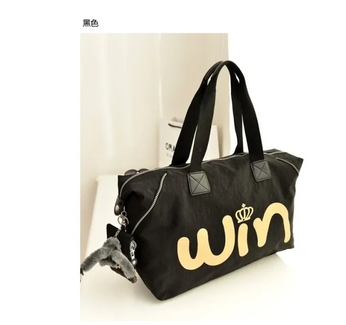 bag with monkey attached