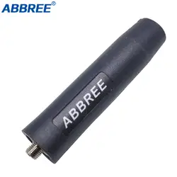 ABBREE sma-разъем-розетка Dual Band 144/430 МГц CS антенная головка для портативной рации Baofeng UV-5R UV-82 BF-888S Любительское радио