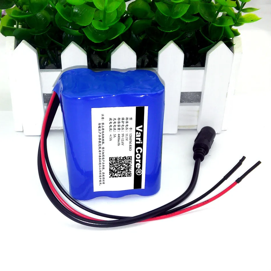 

Varicore 12 V 4.4 Ah Battery 4400 mA 18650 + PCB lithium battery Protection board free shipping
