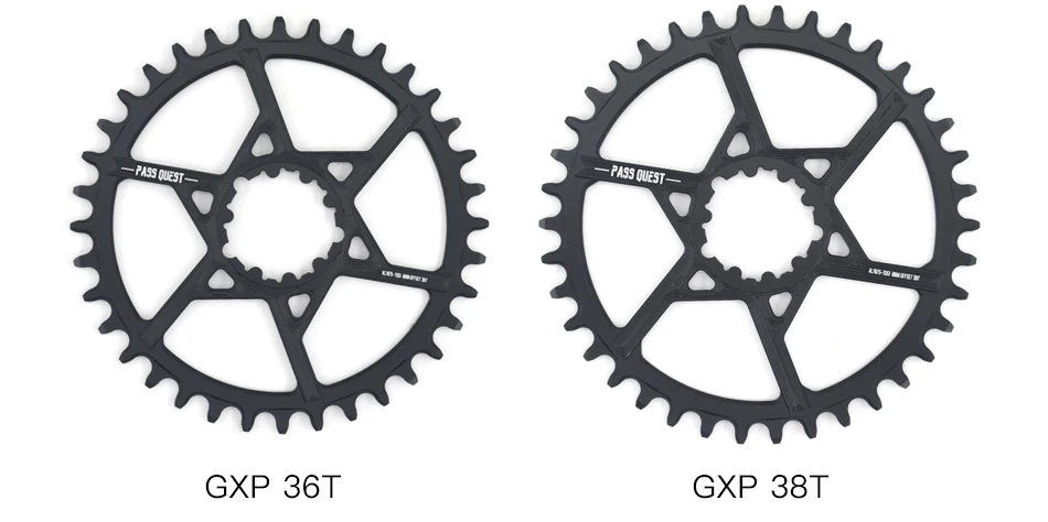 PASS QUEST GXP круглый Овальный 0 мм смещение 32 T-42 T Chainring MTB узкий широкий велосипед велосипедная Звездочка для Sram XX1 GX eagle X9 crankset