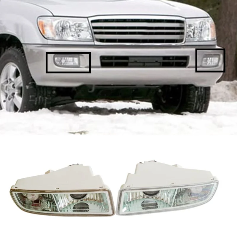 

Auto Refit For Lexus LX470 1998-2007 Front Fog Lamp Cover Trim Replace 2pcs