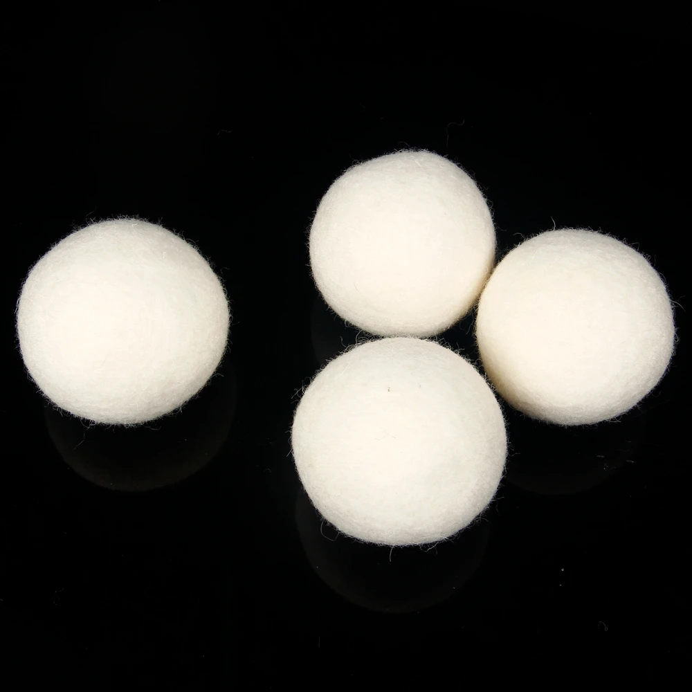 5 штук 6 см шарики-сушилки Экологичные многоразовые натуральные ткани смягчитель белый HG4450X5