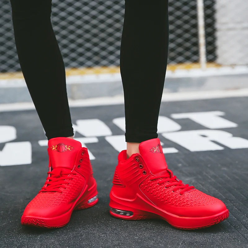 Новинка 2017 мужские кроссовки Zapatillas Baloncesto дышащие ботильоны Баскетбольная обувь