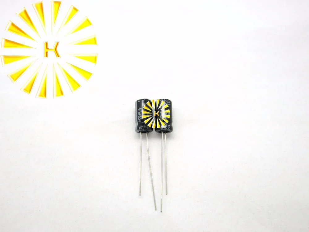 

1000pcs X 100% New 47UF 63V 6.3X11 Aluminum Electrolytic Capacitor Connector