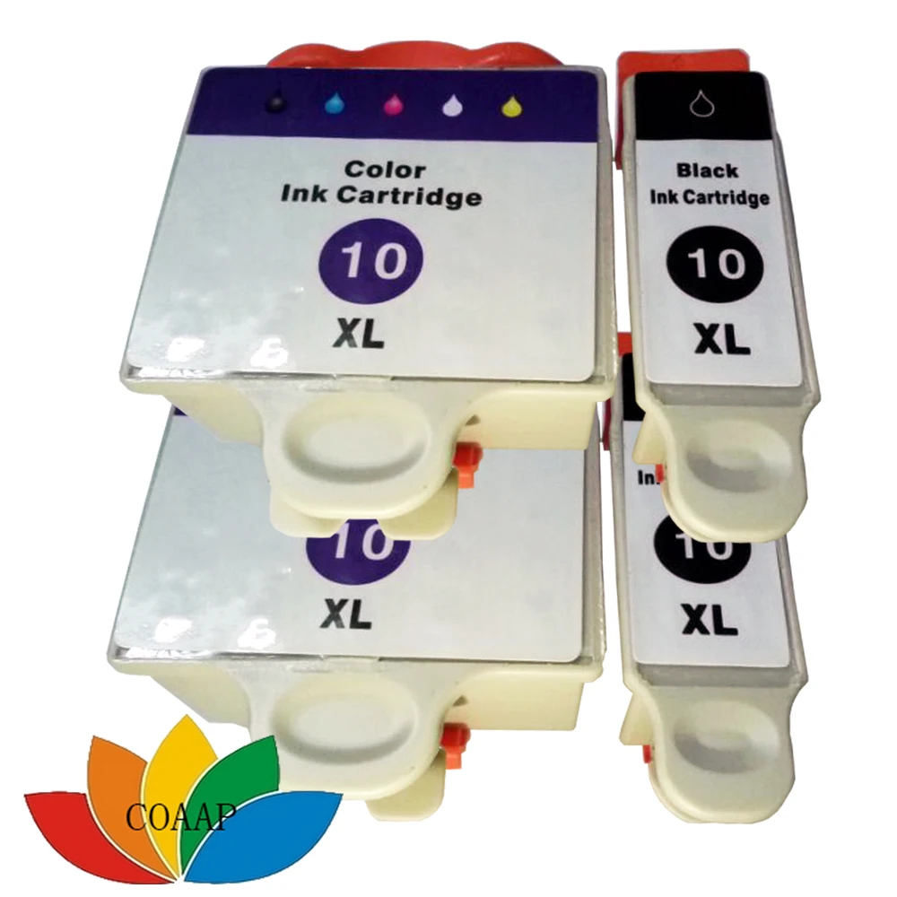 Cartucho de tinta para impresora, Compatible con Kodak 10, ESP 5 / 5230 /  7250 / 3250 / 5220 / 7/9250, 4 Uds.|ink cartridge|kodak ink  cartridgecompatible ink cartridge - AliExpress