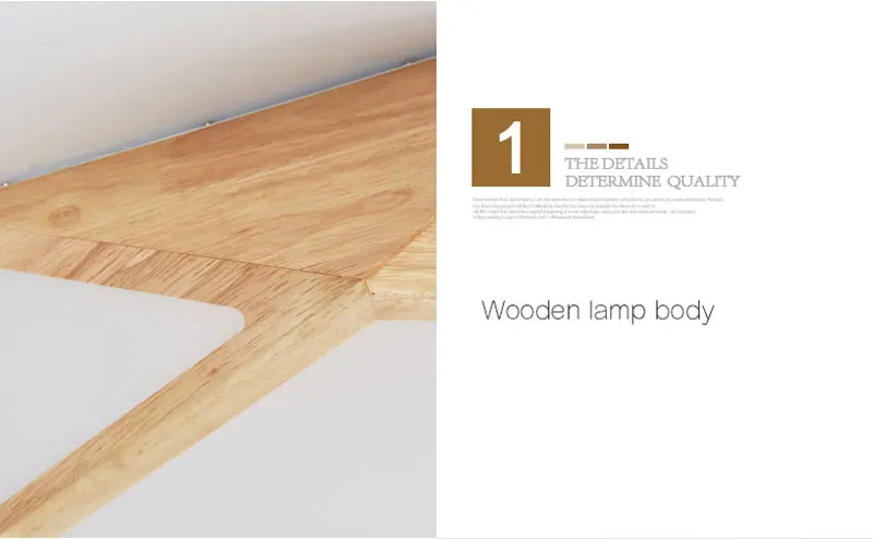 Nordic Geometry OAK Wooden LED Ceiling Lighting Japanese Style Ceiling Lamp For Living Room Bedroom Study Room Kitchen (7)