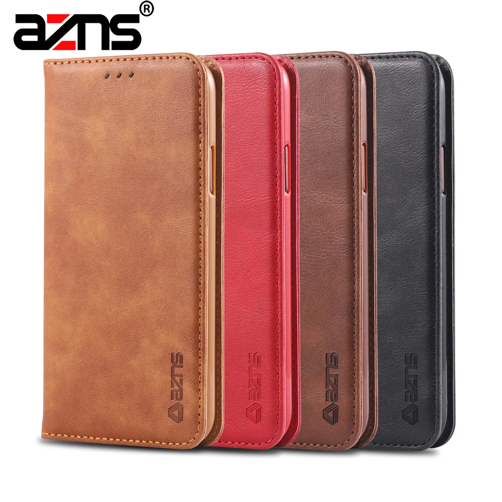 

Luxury Leather case for Samsung S 7 S7 edge S7edge S8 S8+ S9 Plus Note 9 5 Phone Case Galaxy S10 Lite J4 J6 A6 A8 Wallet Cover