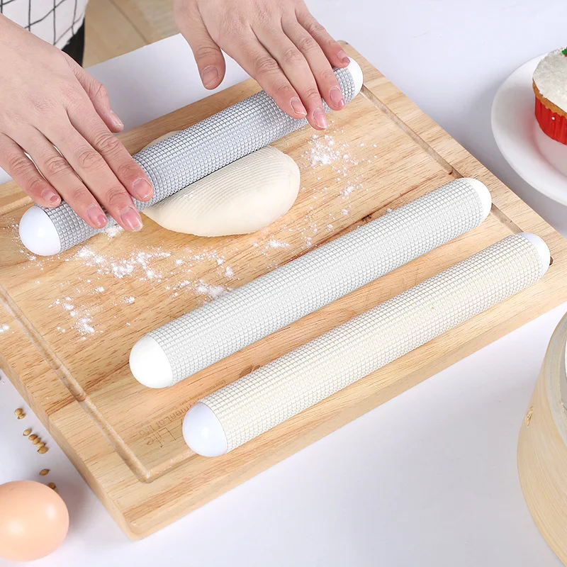 kitchen baking rolling pin non stick noodle dough roller sticks kitchen baking rolling pin non stick noodle dough roller sticks plastic bake dumpling wrapper tool 0d in rolling pins pastry boards from home garden on