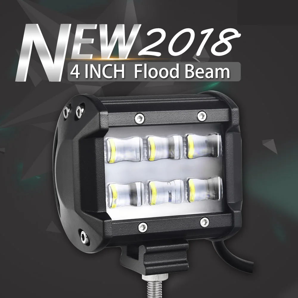 

New 2PCS LED Bar 9D LED Light Bar 4 inch LED Work Light for Driving Tractor Offroad Boat Car Truck ATV SUV 4WD 4x4 12V 24V