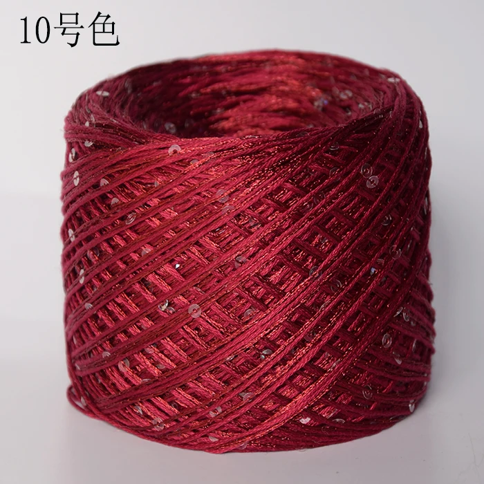 Новинка 250 г уникальный мерсеризованный хлопок с блестящей нитью skein Crafts толстая пряжа для вязания швейной нити, X3053