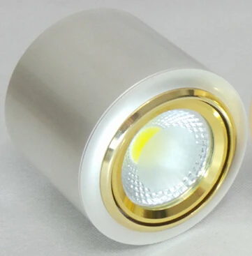 

NEWS Dimmable Led COB Ceiling led downlight 9W/12W AC85-265V Warm / white 2700~7000K surface mounted Indoor Lighting 10pcs/lot