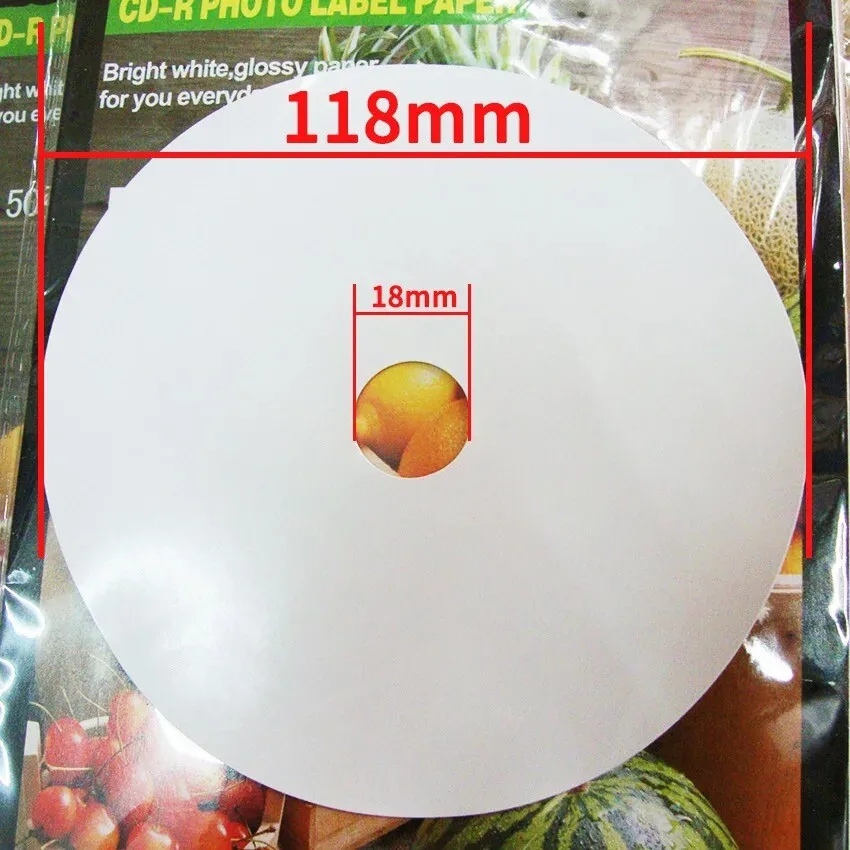 JETLAND CD R глянцевые наклейки для фотографий 50 листов 100 ярлыков печатные этикетки