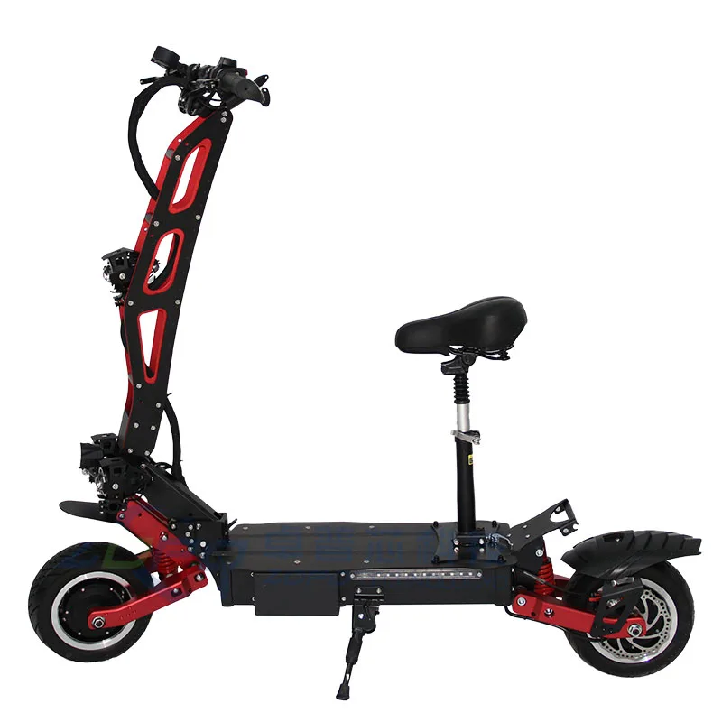 Flash Deal 11inch electric scooter 60v3200w motor super off-road e-scooter 9CM widened off-road tires Maximum speed 80-95km/h 0