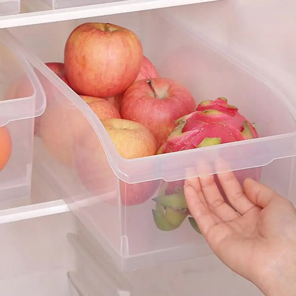 

Refrigerator Storage Boxes Plastic Food Container Transparent Grains Beans Storage Contain Sealed Home Organizer tous mulher #10