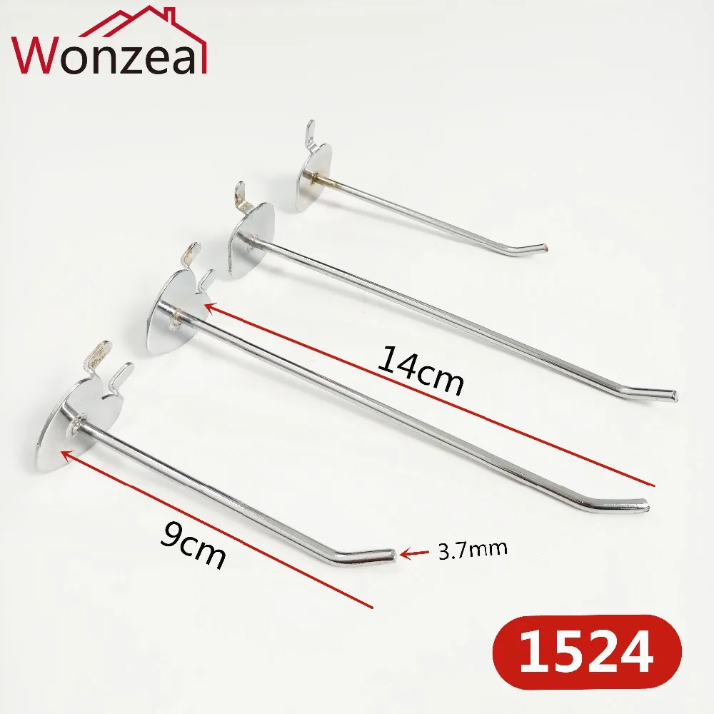 

2pcs/Lot Apple Shape Cold Rolled Steel Super Market Hook Display Hooks Single Line Cold-rolled Steel Pegboard Hooks#1524